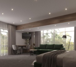 Номер люкс студио с террасой by city park в City park hotel Sochi