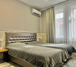 Двухместный с 1 большой или 2 раздельными кроватями в Парк-л