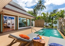 Двухместная вилла Pool Beachfront двуспальная кровать в Krabi Resort