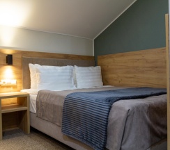 Номер эконом с 1 двуспальной кроватью (без окна) в Gesten hotel