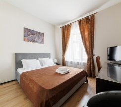 Комфортный номер с двумя отдельными кроватями в Имидж