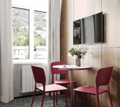 Студия с кухней с двумя односпальными кроватями в Greenfeel Stavropol