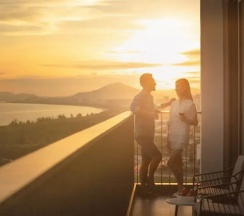 Номер Standard с 3 комнатами с видом на океан в Oakwood Apartments Sanya