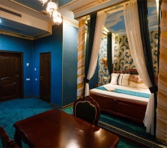 Двухместный люкс VIP двуспальная кровать в Salut Hotel Almaty