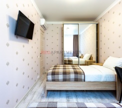Квартира в Апартаменты на Фабрициуса 7 (Бергамот), 76м²