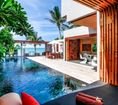 Номер Standard с 3 комнатами рядом с пляжем в Pavilion Samui Pool Residence
