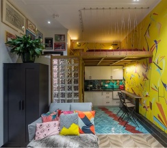 Апартаменты Deluxe с видом на внутренний двор в Апартаменты Dao De Rooms Pop Art Factory