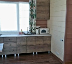 Двухместная студия Standard с красивым видом из окна двуспальная кровать в Усадьба Коноваловых