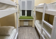 Кровать в общем 4 местном номере в A-Hostel