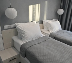 Двухместные апартаменты 2 отдельные кровати в Жемчужина