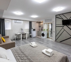 Двухместные апартаменты c 1 комнатой (двуспальная кровать) в Апартаменты Студия с Отдельным Входом Кисловодск