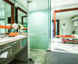 Двухместный номер Premium Deluxe двуспальная кровать в Pullman Bangkok Hotel G