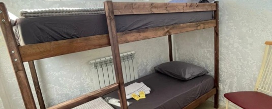 Кровать в 2-местном общем номере в Мёд