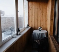 Двухместные апартаменты c 1 комнатой с балконом (двуспальная кровать) в Квартира уютная на проспекте Ленина 88/4