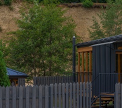 Четырёхместное шале с видом на горы в Тихая гавань