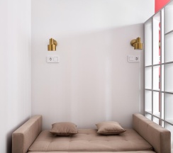 3-местные апартаменты студия в Apartments Private (Апартментс Прайвит) на шоссе Волоколамское