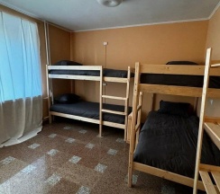 Кровать в 6-местном общем номере (общие удобства) в Nebo
