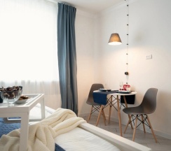 Апартаменты с красивым видом из окна в Апартаменты NEW Hygge House 15 минут от DME
