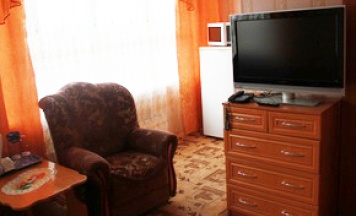 Номер комфорт с 1 двуспальной кроватью в Ржев
