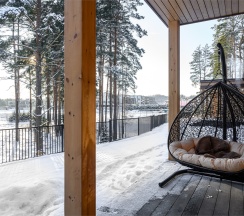 НОВЫЙ Апартамент «Семейный» с видом на лес в ОхтаПарк