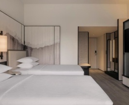 Двухместный номер Premium с видом на город 2 отдельные кровати в Hilton Singapore Orchard