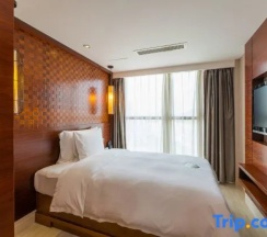 Люкс Deluxe Дуплекс с красивым видом из окна в Sanya Phoenix Waterside Gloria Resort