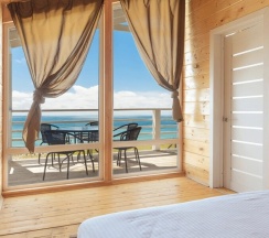 6-мест. 4-х комн. коттедж c видом на море в Берег роз