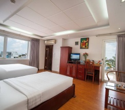 Двухместный номер Deluxe 2 отдельные кровати в Van Ha Hotel