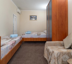 Трёхместный номер Standard с балконом и с красивым видом из окна в Гостевой дом