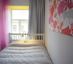 Небольшой двухместный номер с 1 кроватью и общей ванной комнатой в Vitamin rooms