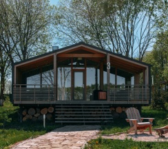 barnhouse lux большой с банным чаном в Лес&Сад