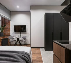 Двухместные апартаменты c 1 комнатой (двуспальная кровать) в GM Apartments