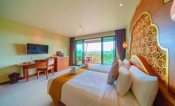 Двухместный номер Deluxe двуспальная кровать в Maikhao Palm Beach Resort