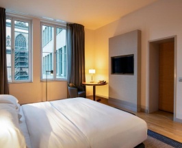 Двухместный номер Deluxe двуспальная кровать в Hilton Cologne