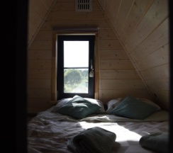 A-FRAME «МАЛИНА» С КУПЕЛЬЮ в Лаванда