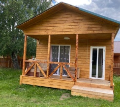 Дом с террасой в Алтайские Дачи