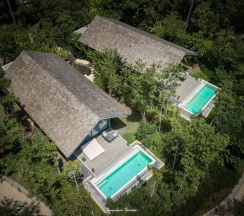 Вилла с 4 комнатами с видом на бассейн в Villa Escape Burasari
