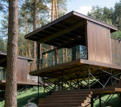 ДОМ ВОЗДУХ (Парящий Дом на холме) в Катунь Dom Hotels