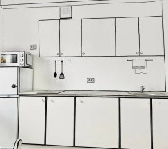 Двухместный номер Superior с балконом и с красивым видом из окна (двуспальная кровать) в Квартира Калина на Мира 1