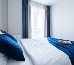 Номер Superior в Квартира на сутки Минск Маяк Метро 3 минуты Бесконтактное заселение Wi-Fi Кухня объединена с жилой зоной Отдельная спальня