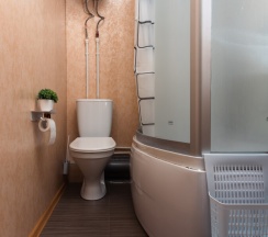 Двухместная комната с собственной ванной комнатой в МК Мокко