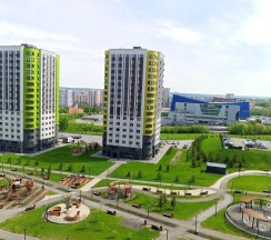 1-комнатные апартаменты, 30 м², 16 этаж в Сибирь House