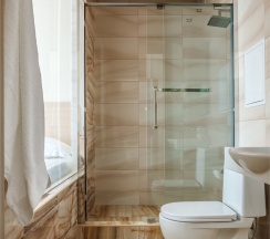 Стандартный четырехместный номер с видом на море на высоком этаже в Del Mar Inn