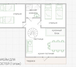 Коттедж 8-местный в Пикник 2.0