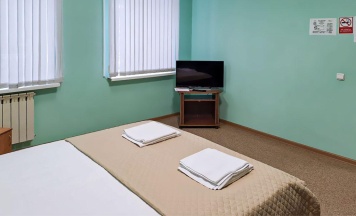 Номер эконом с 1 двуспальной кроватью в Smart Hotel KDO Ярославль