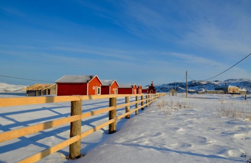 с. Териберка: Турбаза Териберский берег