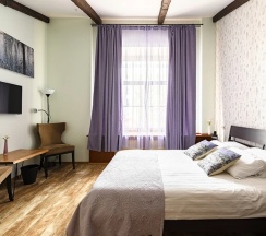 Двухместный номер Винтаж двуспальная кровать в Пушка