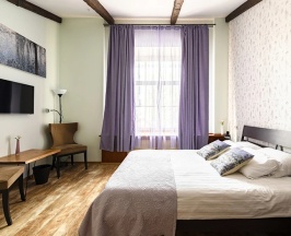 Двухместный номер Лофт двуспальная кровать в Пушка