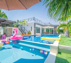 Двухместная вилла с 3 комнатами 2 отдельные кровати в Happy-Home Pool Villa