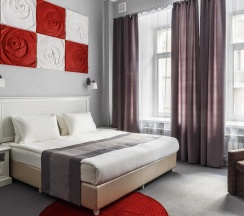 Номер стандарт с 1 двуспальной кроватью и креслом-кроватью в Florinn hotel